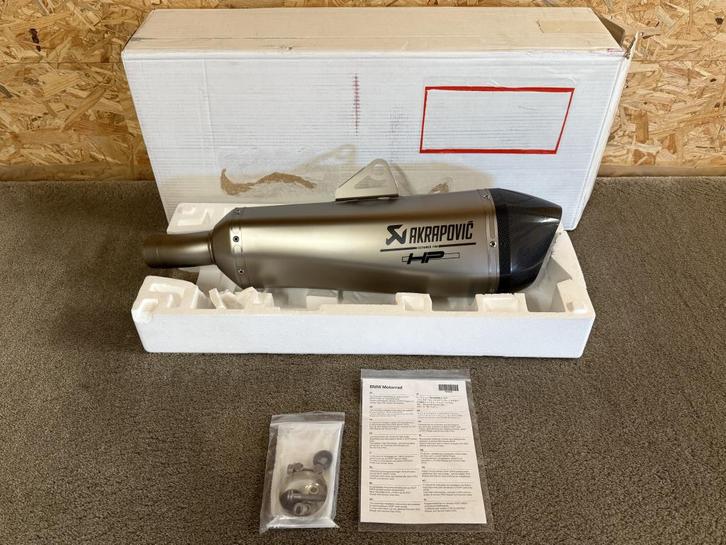 Akrapovic titanium uitlaat demper BMW F650GS F700GS F800GS, Motoren, Onderdelen | BMW, Nieuw, Verzenden