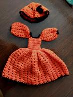 Barbie jurk met hoed gehaakt, Ophalen of Verzenden, Barbie