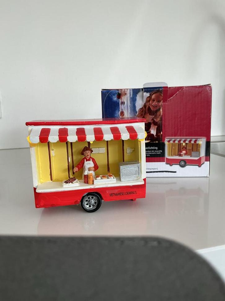 Vietnamese Loempiakraam kerst kraam aanv kerstdorp, Diversen, Kerst, Zo goed als nieuw, Ophalen of Verzenden