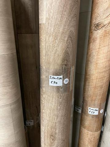 Licht Naturel Eiken Vinyl Restpartij | 2,40x3,95mtr beschikbaar voor biedingen
