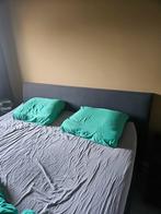 Bed karlsson arendal, Huis en Inrichting, Gebruikt, Tweepersoons, Grijs, Ophalen of Verzenden