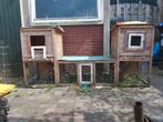 Gratis Konijnenhok, Dieren en Toebehoren, Ophalen, 110 cm of meer, Zo goed als nieuw, 90 cm of meer