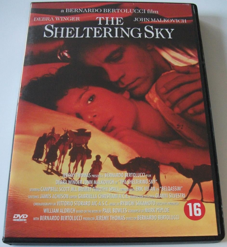 Dvd *** SHELTERING SKY *** Bernardo Bertolucci, Cd's en Dvd's, Dvd's | Filmhuis, Zo goed als nieuw, Overige gebieden, Vanaf 16 jaar