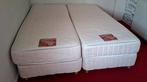 Tweepersoons boxspring, Huis en Inrichting, Ophalen, Gebruikt, Tweepersoons, Stof
