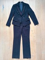 Marccain donkerblauw pak met rood stiksel N4/mt 40, Maat 38/40 (M), Blauw, Ophalen of Verzenden, Zo goed als nieuw