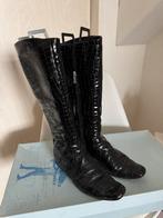 Zwarte slangenleren laarzen van Voltan in maat 39, Kleding | Dames, Schoenen, Hoge laarzen, Zwart, Ophalen of Verzenden, Zo goed als nieuw