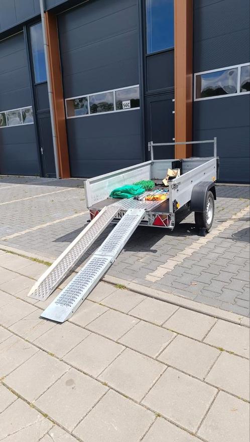 Te huur: scooter aanhanger (motortrailer) incl. rijplaten, Fietsen en Brommers, Fietsaccessoires | Aanhangers en Karren, Zo goed als nieuw