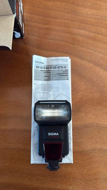 Flitser Sigma EF-610 DG ST voor Canon spiegelreflex cameras beschikbaar voor biedingen