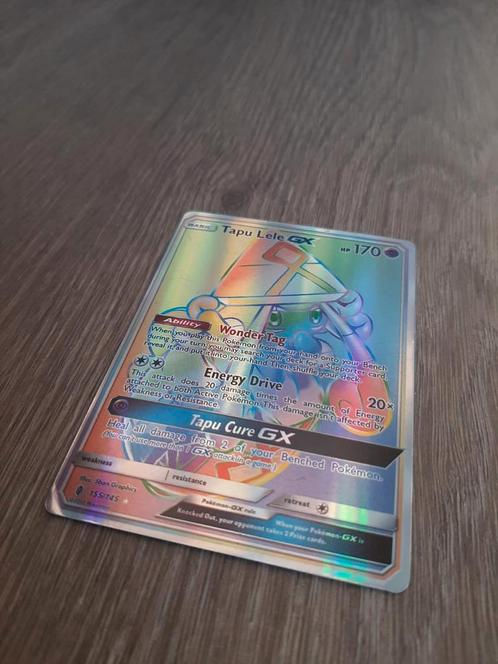 Tapu Lele GX 155/145 Pokemon Kaart, Hobby en Vrije tijd, Verzamelkaartspellen | Pokémon, Nieuw, Losse kaart, Ophalen