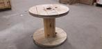 houten kabelhaspel, Tuin en Terras, Tuintafels, Ophalen, Gebruikt, Rond, Hout