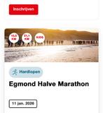 Startbewijs 10 KM halve marathon Egmond aan Zee, Eén persoon