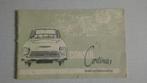 Instructieboekje - Ford Consul Cortina - 1962 MK I, Auto diversen, Ophalen of Verzenden