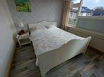 Gratis bed! Zaterdag 15 november ophalen, Ophalen, Wit, Tweepersoons, Zo goed als nieuw