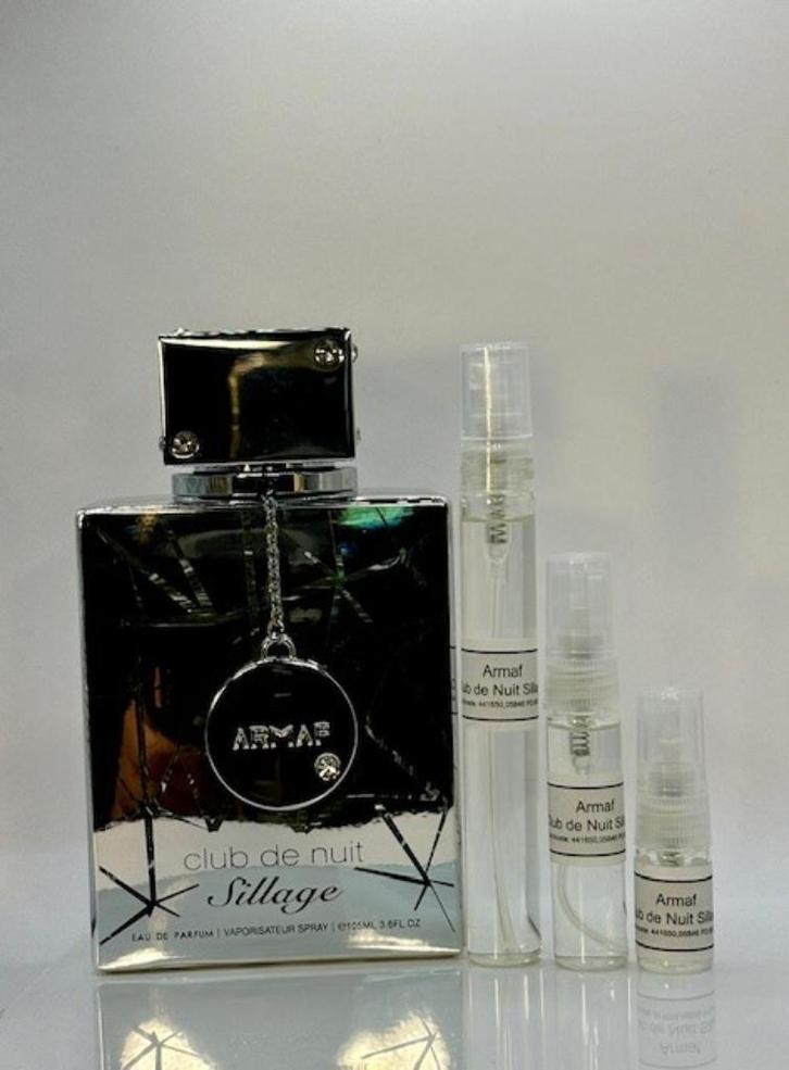 Armaf - Club De Nuit Sillage EDP decant 2ml-10ml, Sieraden, Tassen en Uiterlijk, Uiterlijk | Parfum, Nieuw, Verzenden