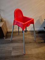 Leuke rode eetstoel met gesp, Ophalen, Zo goed als nieuw, Overige typen, Gordel(s)