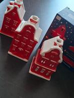 Postcode Loterij Huisjes - Hollandse Grachtenpandjes, Huis en Inrichting, Ophalen, Overige materialen, Zo goed als nieuw, Rood