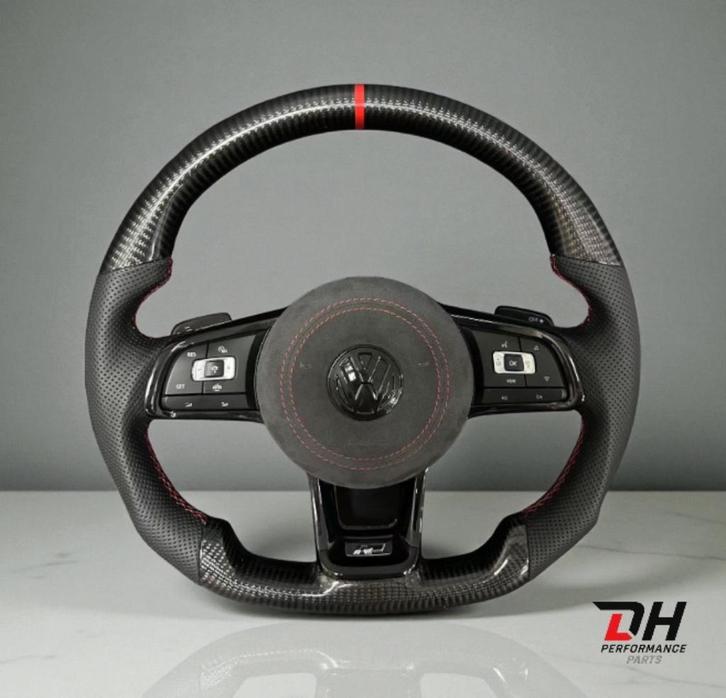 Volkswagen Golf 7/7.5R/GTI Sportstuur Carbon & Leer, Auto-onderdelen, Besturing, Volkswagen, Nieuw, Ophalen of Verzenden