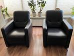 Twee leren stoelen, Ophalen, Gebruikt, 50 tot 75 cm, Leer