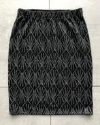 Feestelijk rok zwart / zilver stretch STUDIO mt 42 NIEUW, Studio, Zwart, Maat 42/44 (L), Nieuw