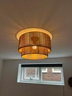 Nieuwe rotan planlamp, Huis en Inrichting, Lampen | Plafondlampen, Ophalen, Zo goed als nieuw