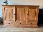 TV kast teak met 3 deuren en 3 laden, Huis en Inrichting, Kasten | Wandmeubels, Ophalen, Gebruikt, 100 tot 150 cm, Teakhout