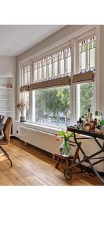 Veneta vouwgordijn beige/bruin diverse maten, Huis en Inrichting, Minder dan 50 cm, 100 tot 150 cm, Ophalen of Verzenden, Zo goed als nieuw