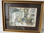 Anton Pieck The Bakery Shop prent, Antiek en Kunst, Kunst | Tekeningen en Foto's, Ophalen of Verzenden
