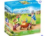 Playmobil oma met rollator (70194), Kinderen en Baby's, Ophalen of Verzenden, Zo goed als nieuw, Complete set