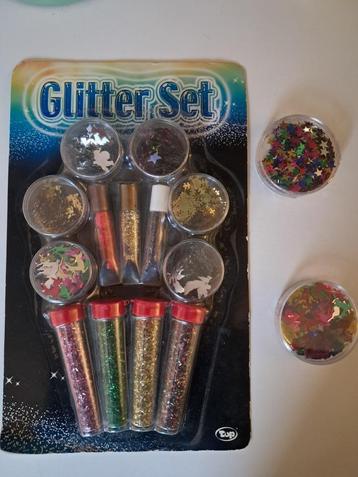 Glitter set (nieuw) beschikbaar voor biedingen