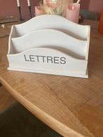 Brievenbakje wit, Huis en Inrichting, Woonaccessoires | Krantenbakken en Lectuurbakken, Ophalen of Verzenden, Zo goed als nieuw