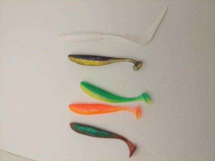 Shads 5 stuks, Watersport en Boten, Hengelsport | Zeevissen, Nieuw, Overige typen, Ophalen of Verzenden