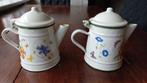 2 emaille kannetjes janneke brinkman, Ophalen of Verzenden, Zo goed als nieuw