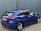 Peugeot 308 1.2 Allure / 100 % Onderhoud / Trekhaak / Leder, Gebruikt, Euro 6, 1199 cc, Blauw