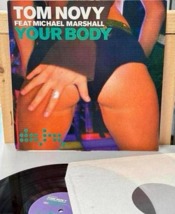 TOM NOVY feat MICHAEL marshall - Your Body Vinyl LP 3-track beschikbaar voor biedingen