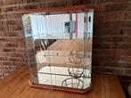 Glazen vitrinekastje, Huis en Inrichting, Kasten | Vitrinekasten, Ophalen, 25 tot 50 cm, 50 tot 100 cm, Minder dan 100 cm