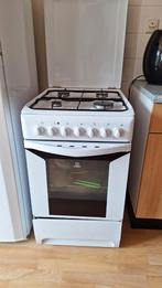 Indesit Gasfornuis met Elektrische Oven, Witgoed en Apparatuur, Fornuizen, Ophalen, Gebruikt, 4 kookzones, Gas