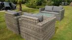 Mooie knusse loungeset, Ophalen, Gebruikt, Aluminium, Bank
