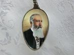 Zilver emaille lepel van Koning Leopold ll van Belgie, Verzenden