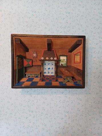 Bavelaartje poppenhuis interieur kijk kastje beschikbaar voor biedingen