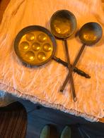 Oude Koperen Pannetje en Lepels, Ophalen of Verzenden