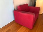 Loveseat rood, Huis en Inrichting, Ophalen, Gebruikt, Tweepersoons, 75 tot 100 cm