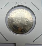 Nederland. Juliana. 2 1/2 Gulden 1969 vis - Sch. 1112-4, Postzegels en Munten, Munten | Nederland, Ophalen of Verzenden, Koningin Juliana