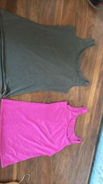 2 topjes Just B of Agnes B maat S, Kleding | Dames, Ophalen of Verzenden, Zo goed als nieuw, Groen