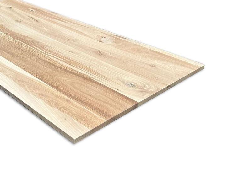 Panelen | Massief eiken | 28  mm |  Brede lamellen, Doe-het-zelf en Verbouw, Platen en Panelen, Nieuw, Hout, 20 tot 50 mm, Ophalen
