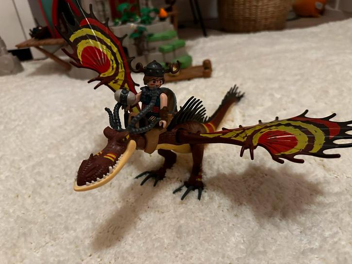 Hoe tem je een draak: eiland Berk en vele draken, Kinderen en Baby's, Speelgoed | Playmobil, Gebruikt, Complete set, Ophalen of Verzenden