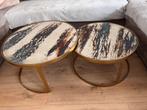 Salontafel set Richmond Blair, Huis en Inrichting, Ophalen, Gebruikt, 50 tot 100 cm, Rond