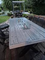 Tuintafel, groot en van hout, Ophalen of Verzenden, Gebruikt, Rechthoekig, Hout