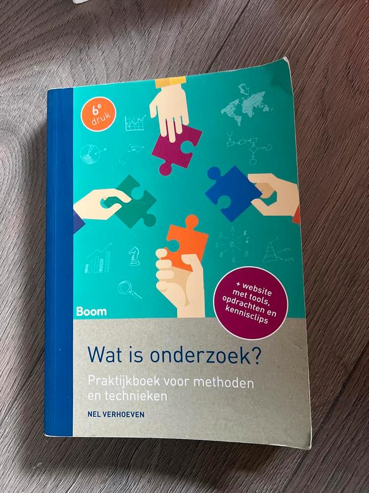 Wat is onderzoek? Praktijkboek methoden en technieken, Boeken, Studieboeken en Cursussen, Gelezen, HBO, Ophalen of Verzenden
