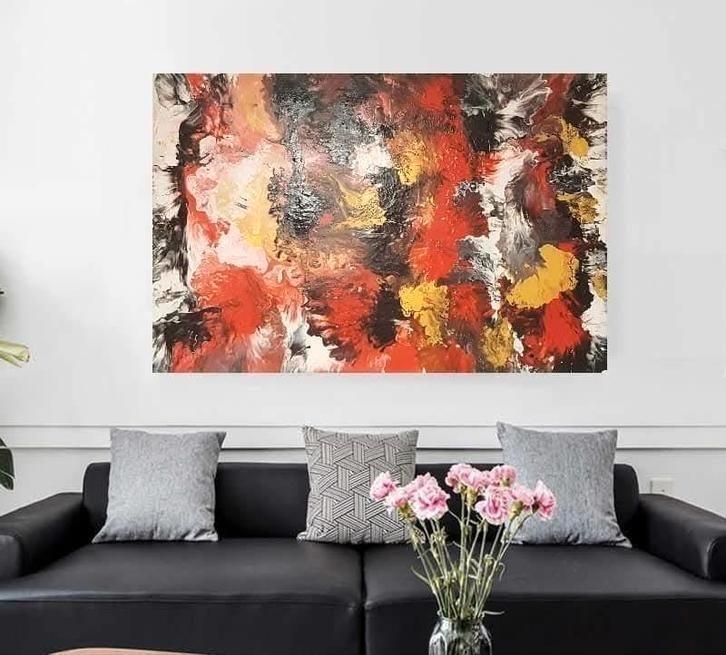 TEMPTATION, Antiek en Kunst, Kunst | Schilderijen | Abstract, Ophalen of Verzenden