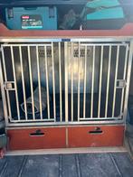 Rvs honden bench / kooi, Ophalen of Verzenden, Zo goed als nieuw, Minder dan 65 cm